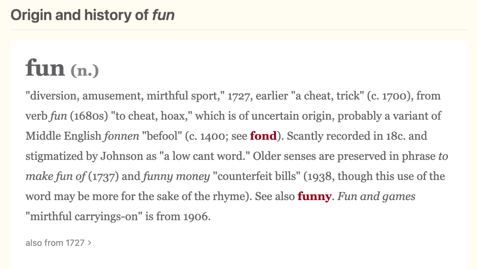 Fun